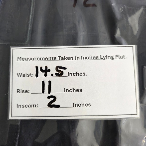 Guess Los Angeles Floral Embroidered Denim Jean Shorts Women's Size 28 Black‎ - Picture 5 of 15